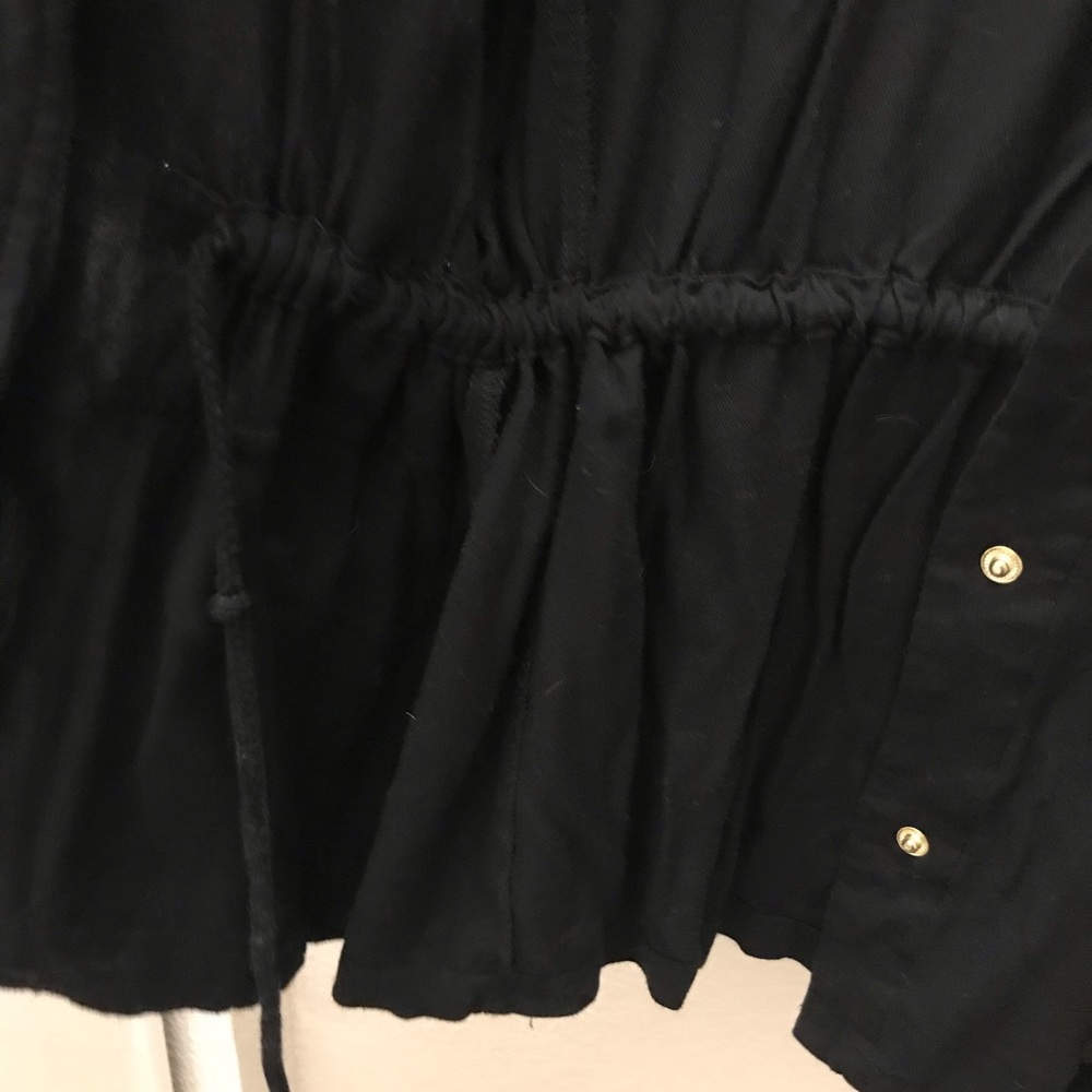 Black Drawstring Jacket - Picture 3 of 3